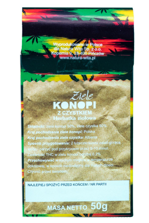 Konopie ziele z czystkiem 50g