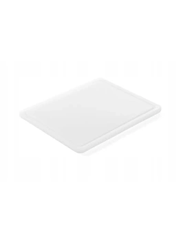 Deska do krojenia haccp gn 1/2 biała do nabiału (gładka i z wycięciem) 325x265x12