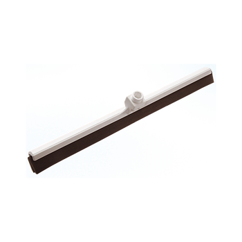 Zgarniak podłogowy do wody metolowy - biała guma - 55 cm