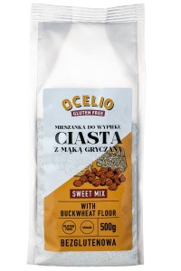 Mieszanka do wypieku ciast z mąką gryczaną Ocelio 500g