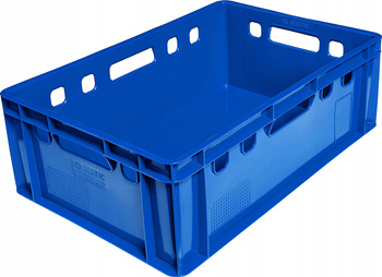 Pojemnik na mięso - skrzynka  E-2 (niebieski)