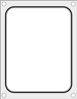 Matryca do zgrzewarki T-REX M-C-S oraz B190/192 STRONG na tackę bez podziału 187x137 mm