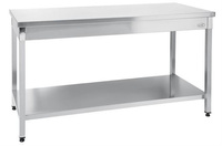 Stół roboczy centralny z półką 1800