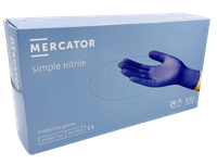 Rękawice nitrylowe (Classic) dark blue - bezpudrowe (rozmiar XL)