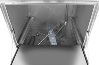 Zmywarka do naczyń 50x50 - sterowanie elektromechaniczne - 400 V Z dozownikiem detergentu i pompą spustową