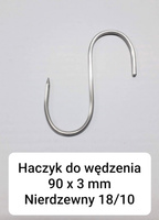 Haczyki s 90x30 5szt.