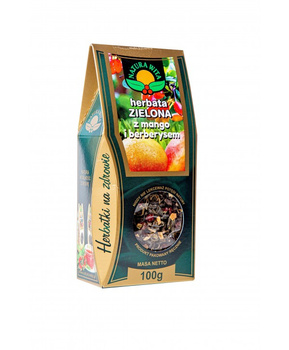 Herbata zielona z owocem mango i berberysu 100g