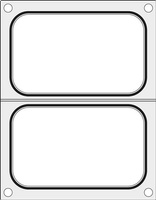 Matryca do zgrzewarki BOKAMA AG02E oraz AG02HD na dwie tacki 178x113 mm