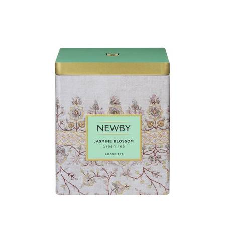 Herbata jasmine blossom puszka 125g - NEWBY