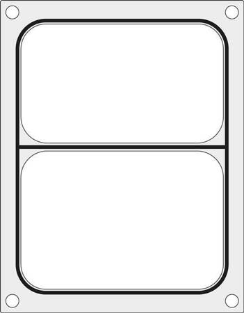 Matryca do zgrzewarki T-REX M-C-S oraz B190/192 STRONG  na tackę dwudzielną 227x178 mm